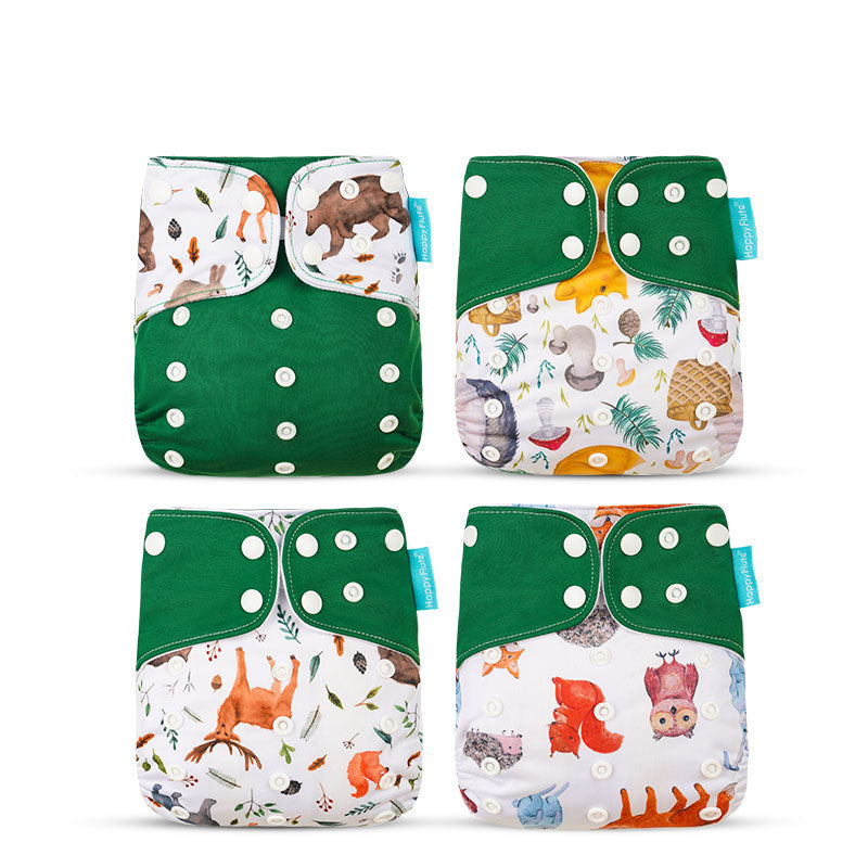 Happy Flute Pocket Cloth Diapers Bundle
