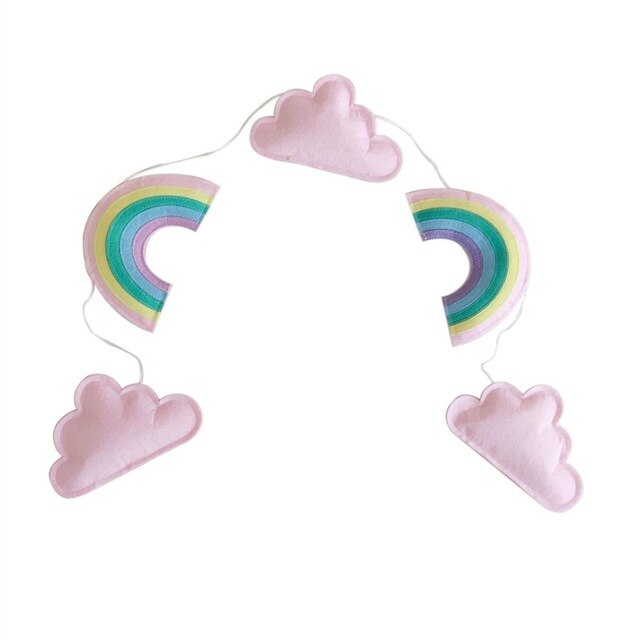 Clouds And Rainbows Garland