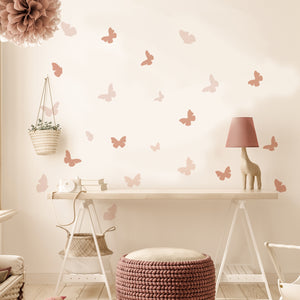 Boho Pink Butterflies